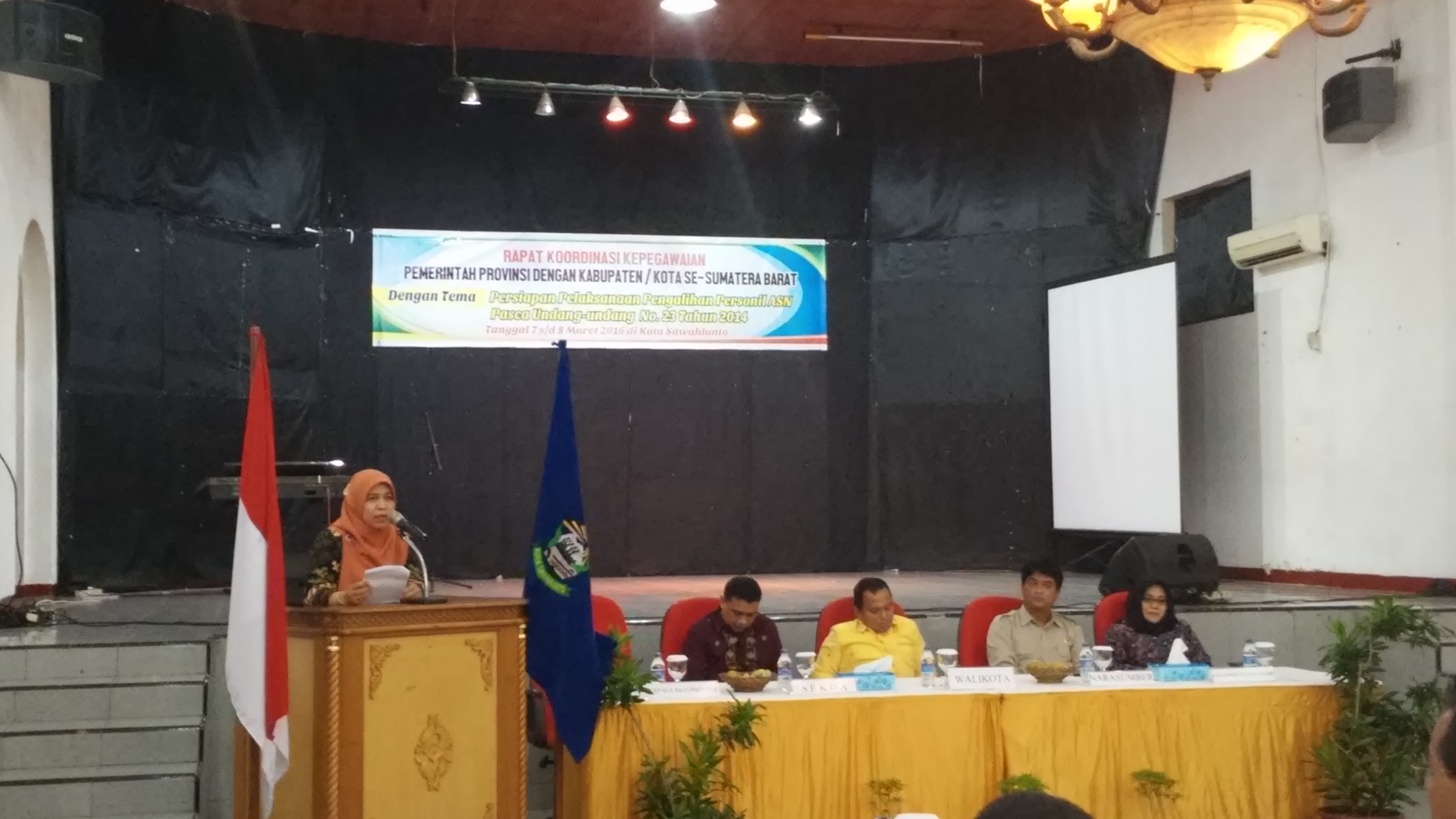 Rakor Kepegawaian se-Sumatera Barat