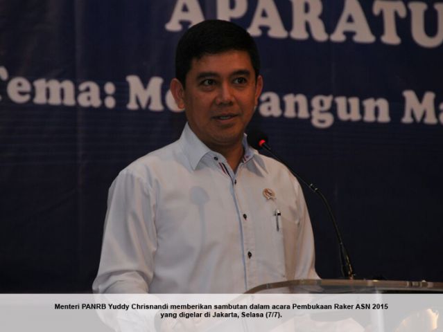 Menteri Yuddy : Stop Business as Ussual