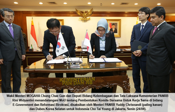 Indonesia â€“ Korea Sepakat Bentuk Pusat Kerjasama E-Government
