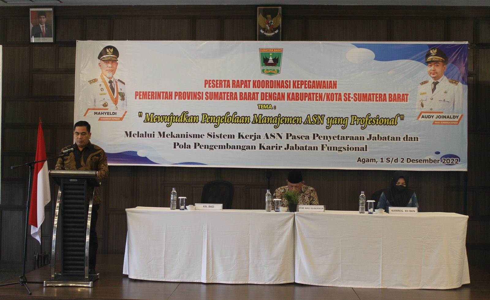 BKD Sumbar Adakan Rakor Kepegawaian Dengan BKPSDM Se-Sumatera Barat