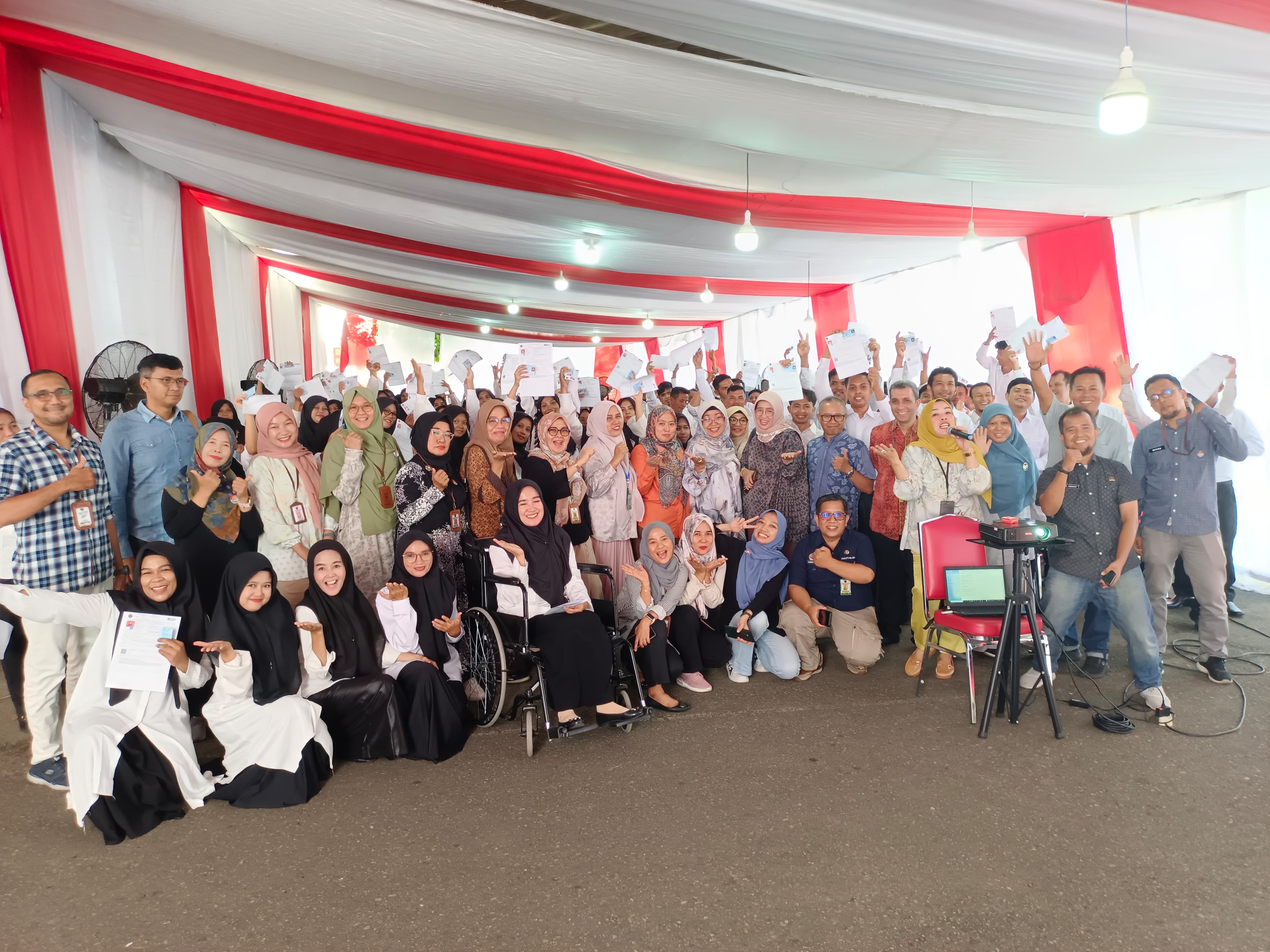 4405 Calon PPPK Mengikuti Ujian