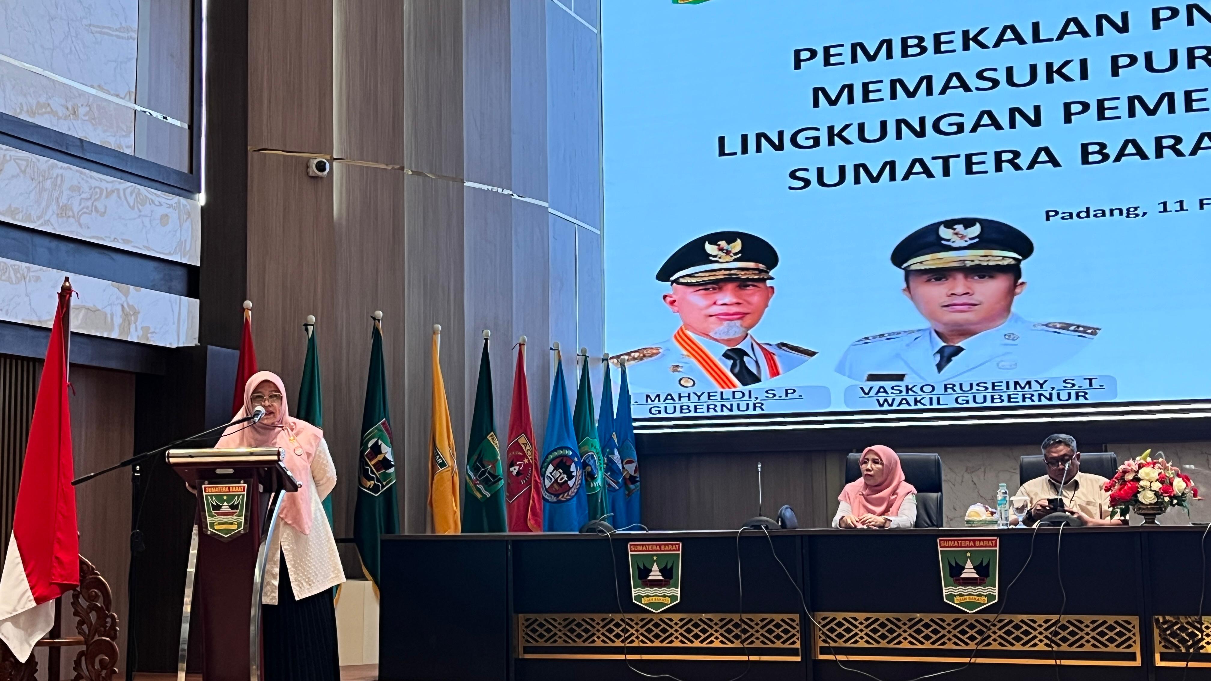 PEMBEKALAN BAGI PNS YANG AKAN MEMASUKI PURNA TUGAS DI LINGKUNGAN PEMERINTAH PROVINSI SUMATERA BARAT TAHUN 2026